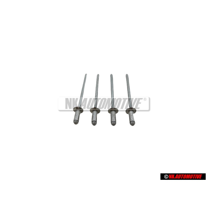 4x Original VW Pop Rivet 3.2x8 - N 90437601
