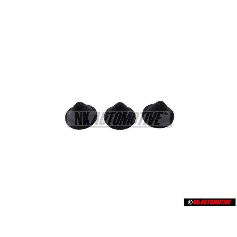 3x Original VW Stopper Plug Blanking Grommet Bung 8x1x8.5 - N 0200223