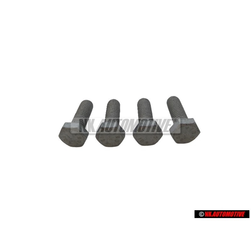 4x Original VW Hexagon Bolt M8x25 - N 01024222