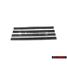 4x Original VW Lift Rail Channel Glass Seal - 831837565