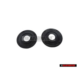 2x Original VW Window Winder Crank Handle Gasket Black - 111837595A 01C