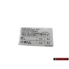 Original VW Data Plate For Tyre Pressure - 3B0010354H