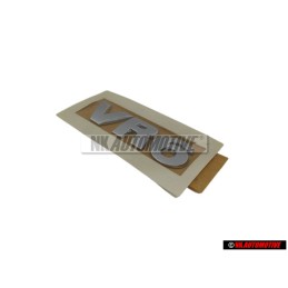 Original VW VR6 Rear Trunk Boot Badge Emblem Chrome - 1J0853675C 739