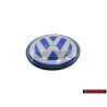 Original VW Engine Cover Badge Emblem Blue/White - 06A103940Q