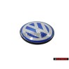 Original VW Engine Cover Badge Emblem Blue/White - 06A103940Q