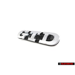 Original VW GTD Front Grill Badge Emblem Chrome - 5K0853679 739
