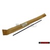 Original VW Trim Strips For Side Window Satin Black - 531853346D 01C