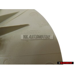 Original VW Hub Cap Chrome Colored Metalic - 357601149A V7L