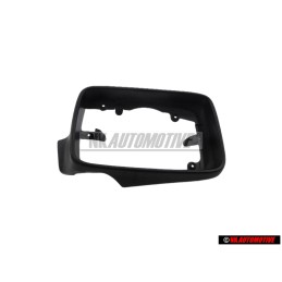 Original VW Bezel For Exterior Mirror Satin Black - 1H0858554B 01C
