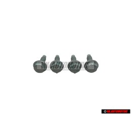 4x Original VW Bumper Carrier Hexagon Bolt M10x33 - N 90309201