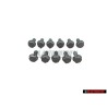 11x Original VW Hex Collared Bolt - N 90063904