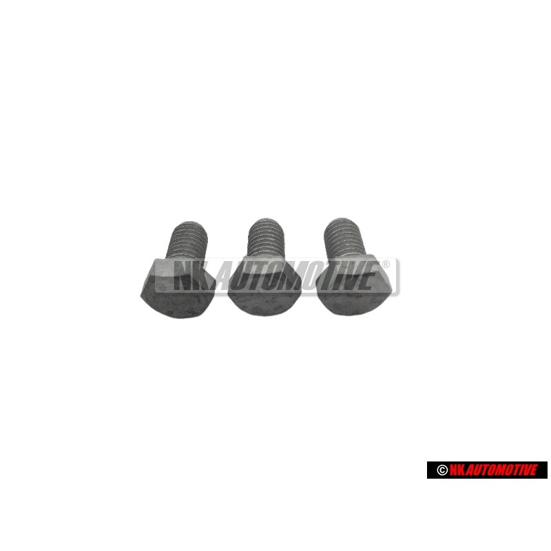 3x Original VW Bolt, Hexagon Head Self-Locking - N 0102276