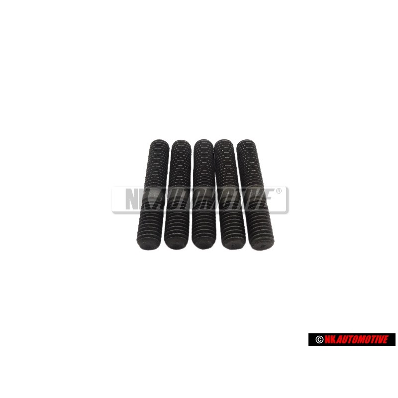 5x Original VW Threaded Pin - N0444104