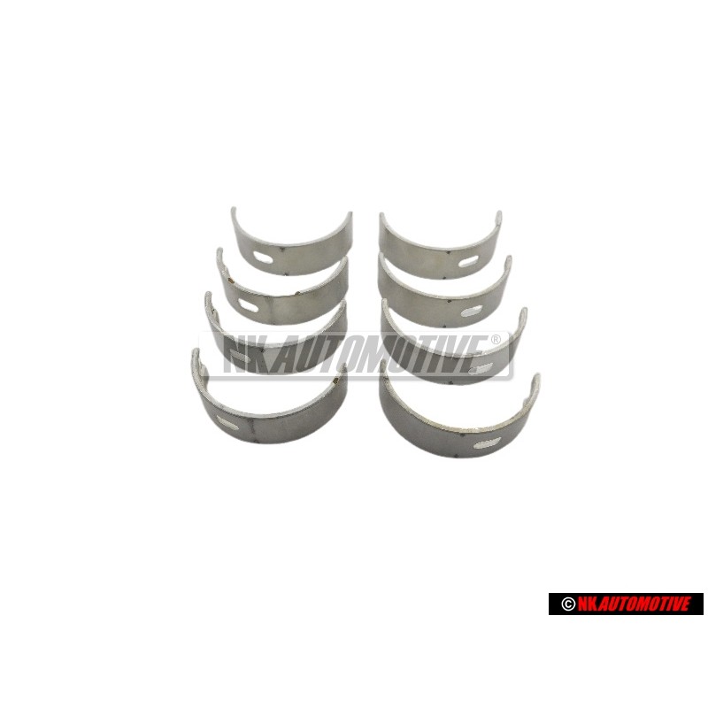 8x Original VW Crankshaft Bearing Shell - 056105561B