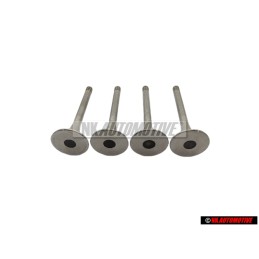 4x Original VW Exhaust Valve - 053109611