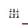 6x Original VW Countersunk Bolt M6x15 - N 0142265