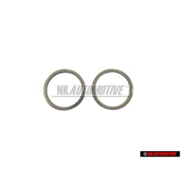 2x Original VW Pressure Line to Oil Cooler Sealing Ring 16x20 - N 0138444
