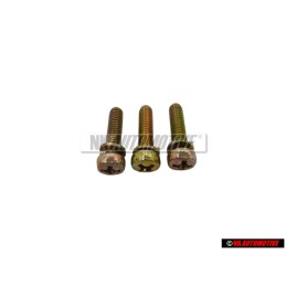 3x Original VW Fillister Head Bolt (Combi.) - 026129340A