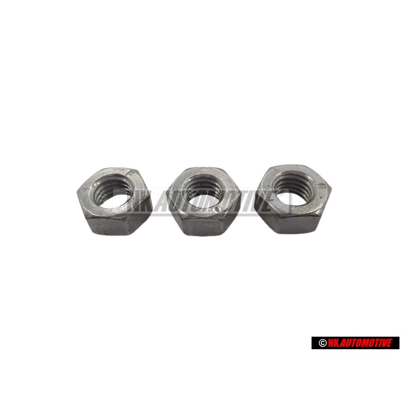 3x Original VW Hexagon Nut - N 01100830