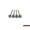 4x Original VW Flat Round Head Bolt - N 10016801