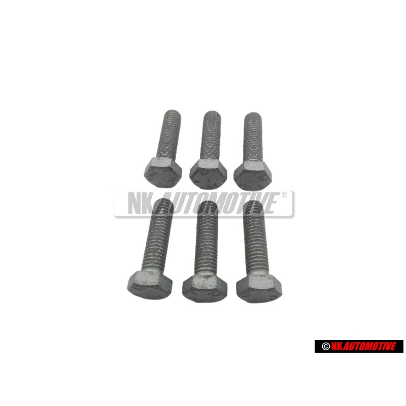 6x Original VW Hexagon Bolt - N 01024416