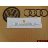 Original VW GTI Side Badge Emblem Chrome Red - 5G0853688ATJZQ