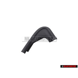 Original VW Corner Section Moulding for Door Window Right Black - 191853230