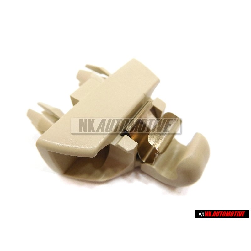 Original VW Retainer For Sun Visor Corn Silk Beige - 1S0857561 95T