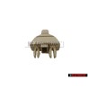 Original VW Retainer For Sun Visor Corn Silk Beige - 1S0857561 95T