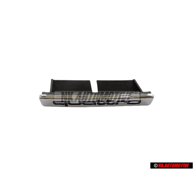 Original Audi QUATTRO Front Grill Badge Emblem Chrome - 4F0853737 2ZZ