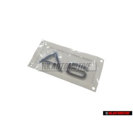 Original Audi A6 Rear Boot Badge Emblem Chrome - 4B0853741C 2ZZ