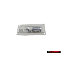 Original Audi 1.8 Rear Boot Badge Emblem Chrome - 8L0853743E 2ZZ