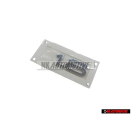 Original Audi 1.8 Rear Boot Badge Emblem Chrome - 8L0853743E 2ZZ