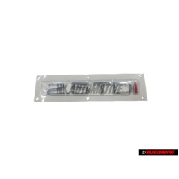 Original Audi 2.5 TDI Rear Boot Badge Emblem Chrome Red - 4B0853743Q 2ZZ