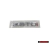 Original Audi 2.5 TDI Rear Boot Badge Emblem Chrome Red - 4B0853743Q 2ZZ