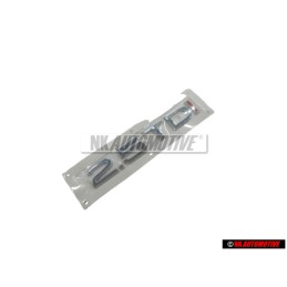 Original Audi 2.5 TDI Rear Boot Badge Emblem Chrome Red - 4B0853743Q 2ZZ