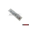 Original Audi 2.5 TDI Rear Boot Badge Emblem Chrome Red - 4B0853743Q 2ZZ