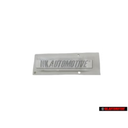 Original Audi 1.8T Rear Boot Badge Emblem Chrome - 8L0853743G 2ZZ