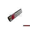 Original Audi S-LINE Front Grill Badge Emblem Chrome Red - 4F0853736A VUJ