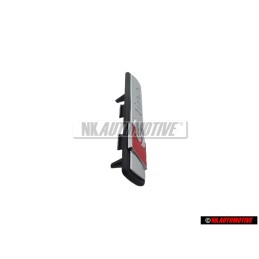 Original Audi S-LINE Front Grill Badge Emblem Chrome Red - 4F0853736A VUJ