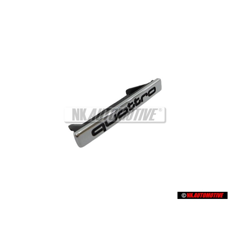 Original Audi QUATTRO Front Grill Badge Emblem Chrome - 4F0853736G 2ZZ