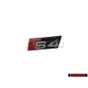 Original Audi S4 Front Grill Badge Emblem Black Chrome Red - 8K0853736A 2ZZ