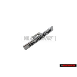 Original Audi QUATTRO Front Grill Badge Emblem Chrome - 8K9853736 2ZZ