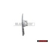 Original Audi QUATTRO Front Grill Badge Emblem Chrome - 8K9853736 2ZZ