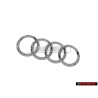 Original Audi Rings Rear Boot Badge Emblem Chrome - 4L0853742 2ZZ