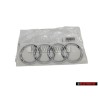 Original Audi Rings Rear Boot Badge Emblem Chrome - 4L0853742 2ZZ