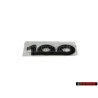 Original Audi 100 Rear Boot Badge Emblem Black - 431853741A 2FA