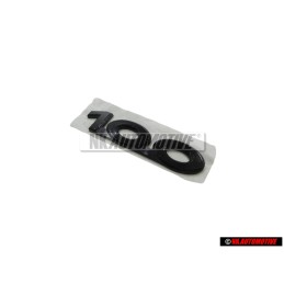 Original Audi 100 Rear Boot Badge Emblem Black - 431853741A 2FA