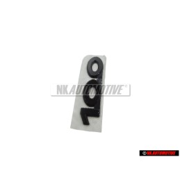 Original Audi 100 Rear Boot Badge Emblem Black - 431853741A 2FA