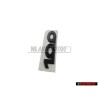 Original Audi 100 Rear Boot Badge Emblem Black - 431853741A 2FA